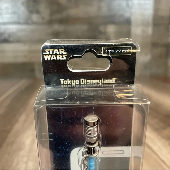 Rare STAR WARS Jedi Knight  Mickey Mouse Earphone Jack Tokyo Disneyland • NWT - Picture 3 of 4